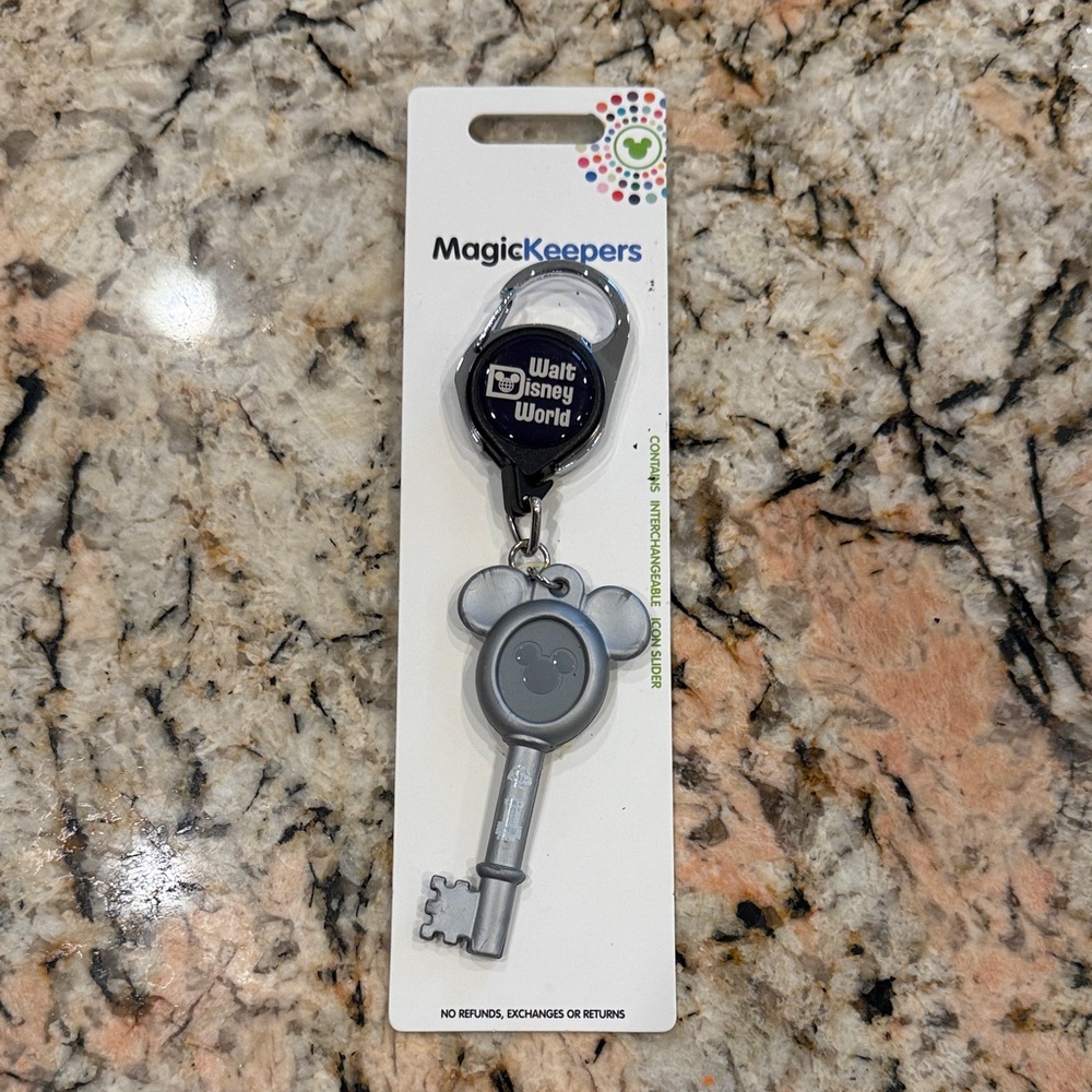 Disney Black and Gray MagicKeepers Keychain